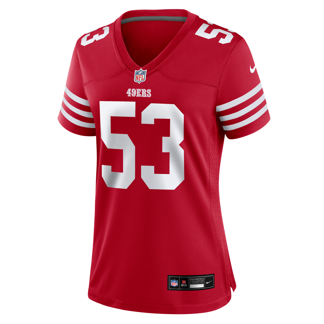 Jaden Dugger III San Francisco 49ers Team Game Jersey - Scarlet