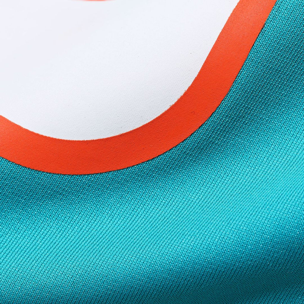 Number 1 Dad Miami Dolphins Game Jersey - Aqua