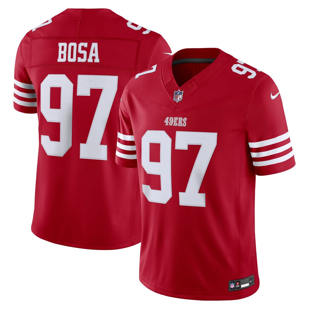 Nick Bosa San Francisco 49ers Team Vapor F.U.S.E. Stitched Limited Jersey - Scarlet