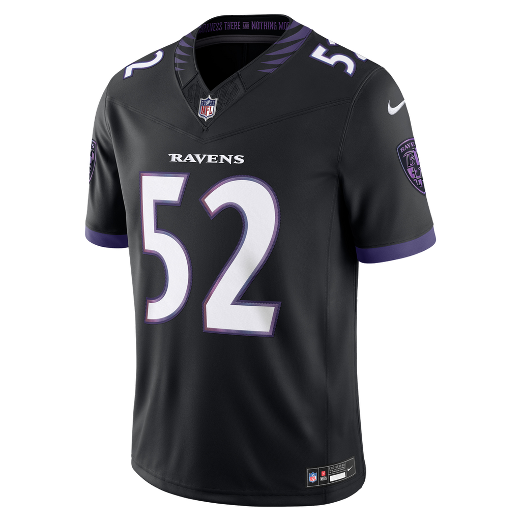 Ray Lewis Baltimore Ravens Vapor F.U.S.E. Stitched Retired Limited Jersey - Purple