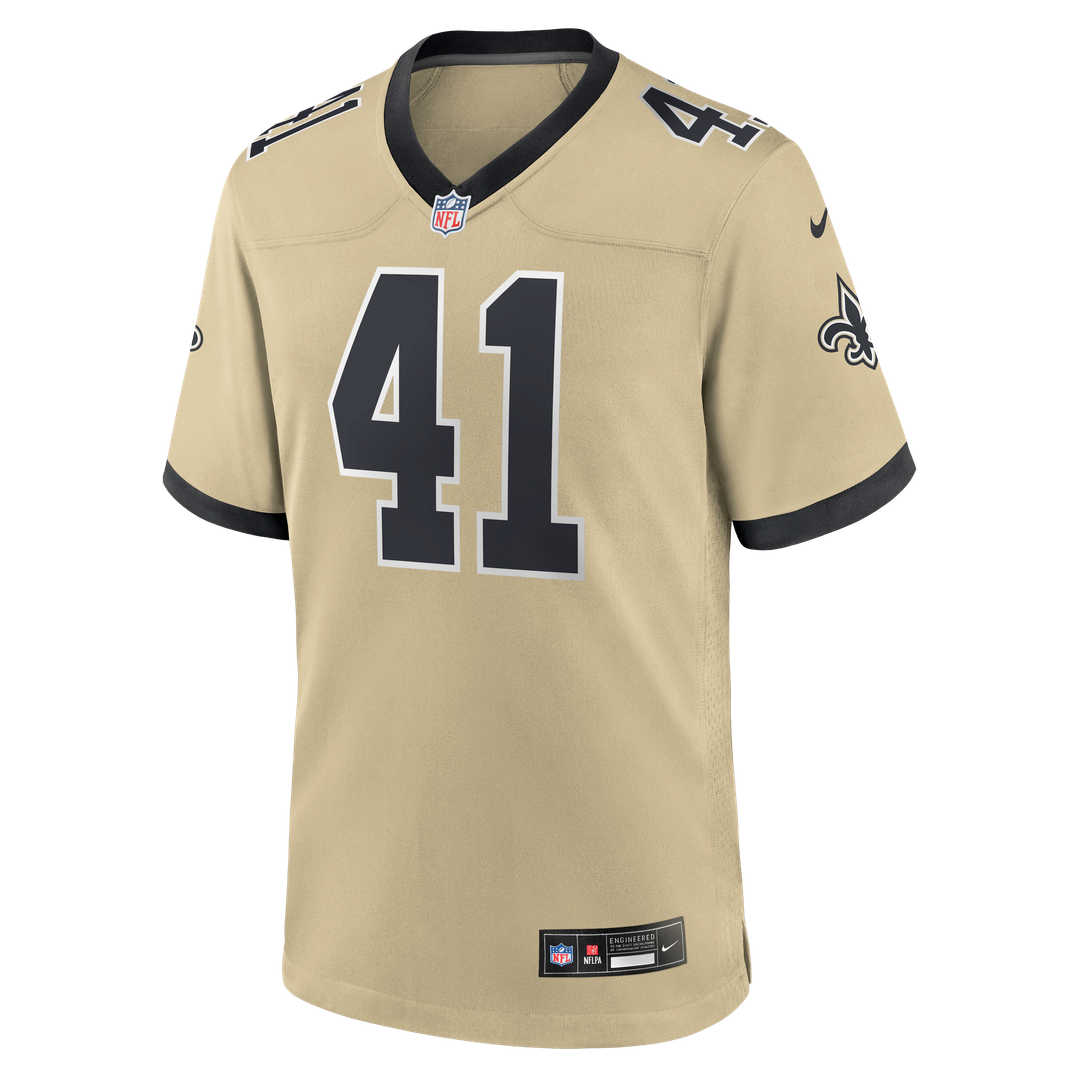 Alvin Kamara New Orleans Saints Gameday Golds Alternate Game Player Jersey - Gold
