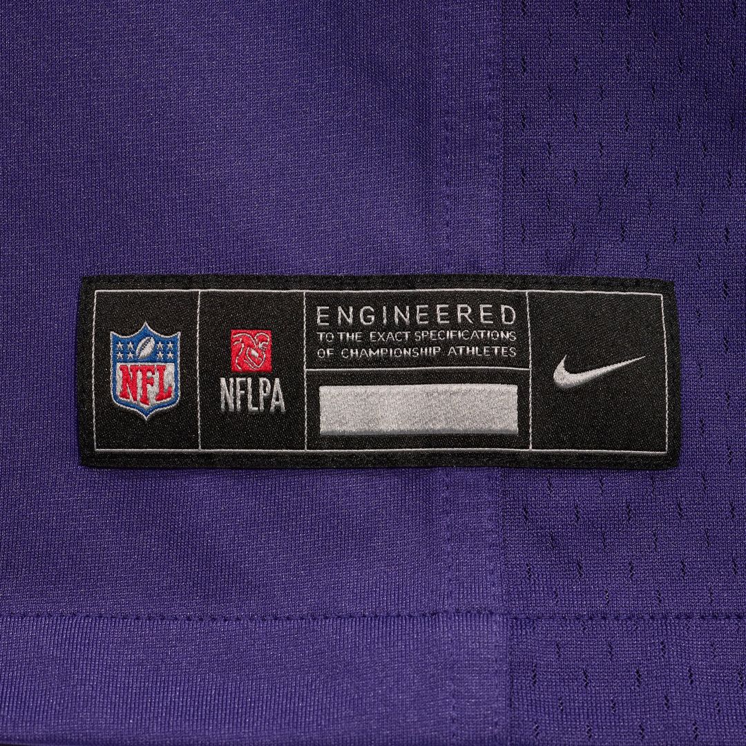 Justice Hill Baltimore Ravens Game Jersey - Purple