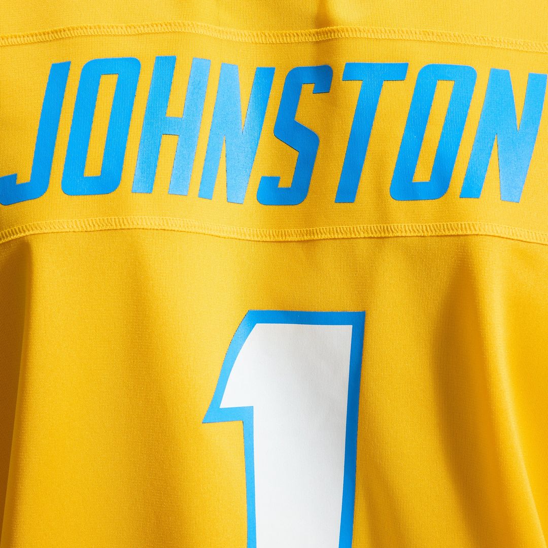 Quentin Johnston Los Angeles Chargers Game Player Jersey - Powder Blue