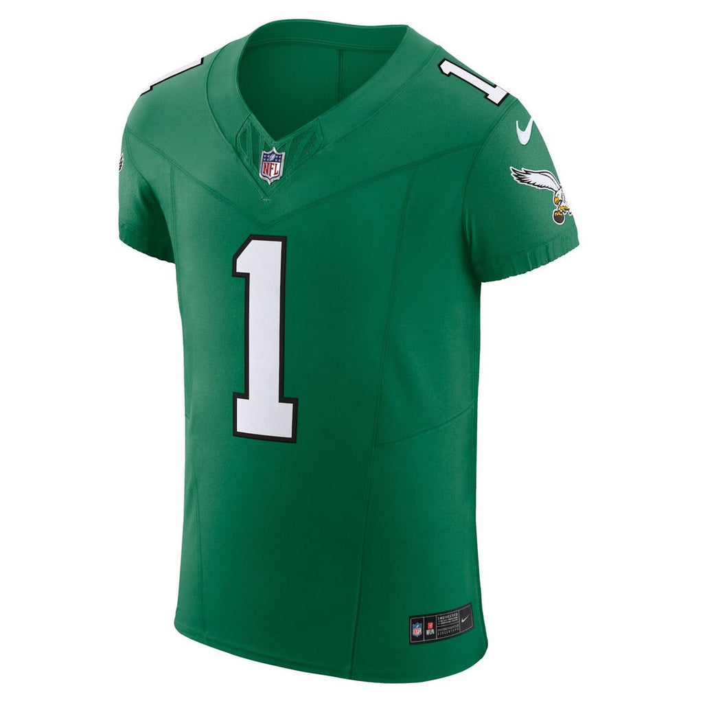 Jalen Hurts Philadelphia Eagles Team Vapor F.U.S.E. Elite Jersey - Midnight Green