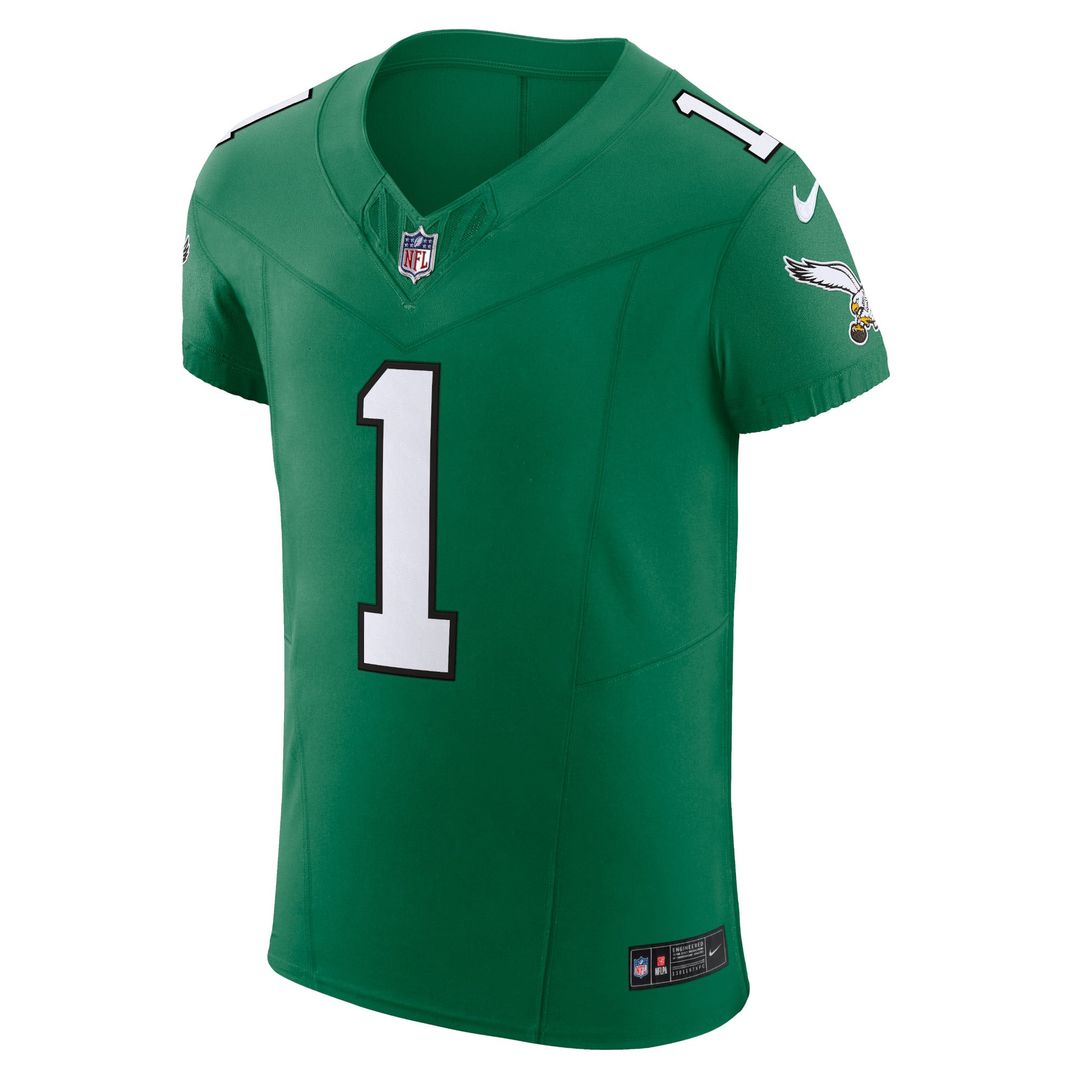 Jalen Hurts Philadelphia Eagles Team Vapor F.U.S.E. Elite Jersey - Midnight Green