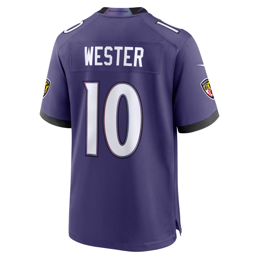 LaJohntay Wester Baltimore Ravens Team Game Jersey - Purple