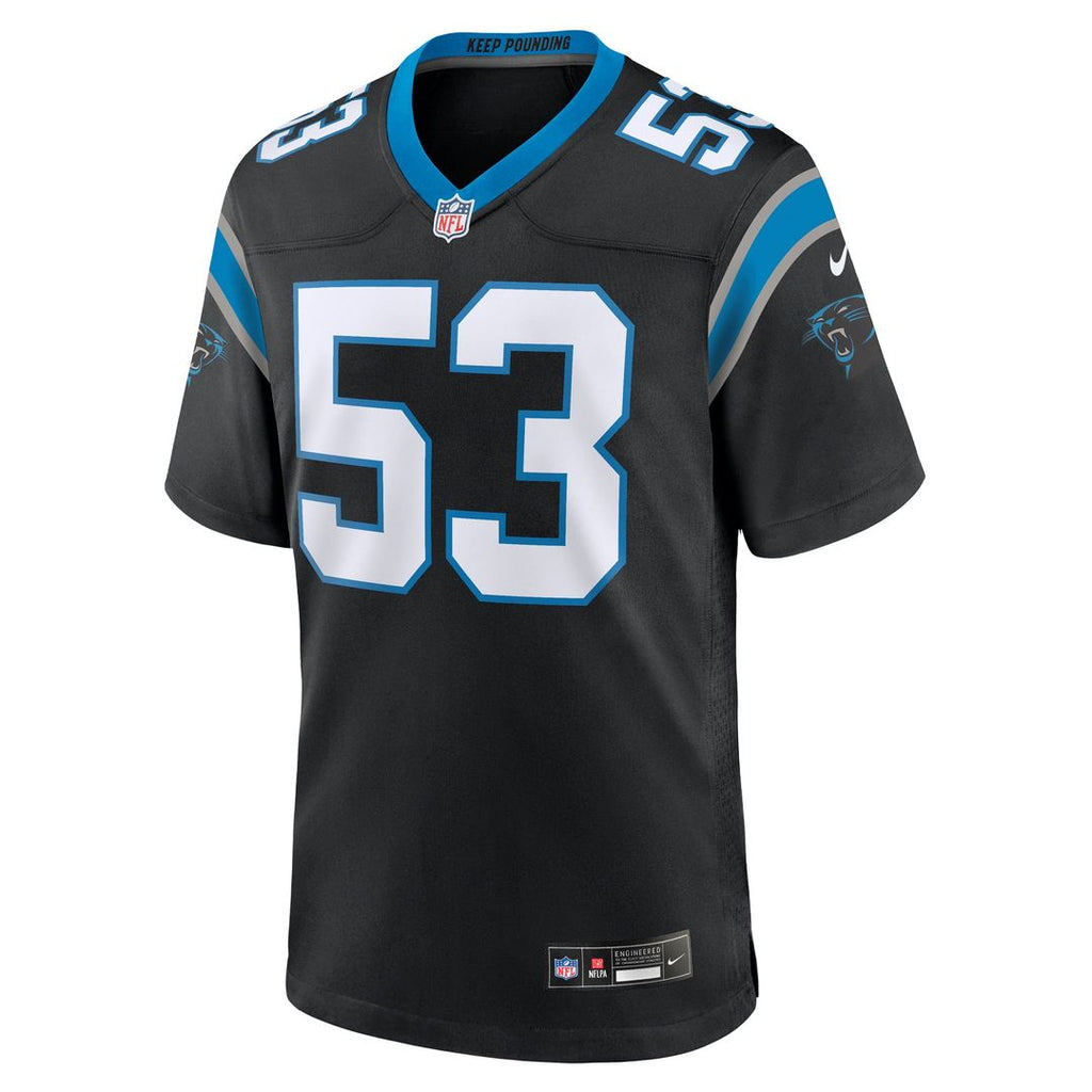 Claudin Cherelus Carolina Panthers Team Game Jersey - Black