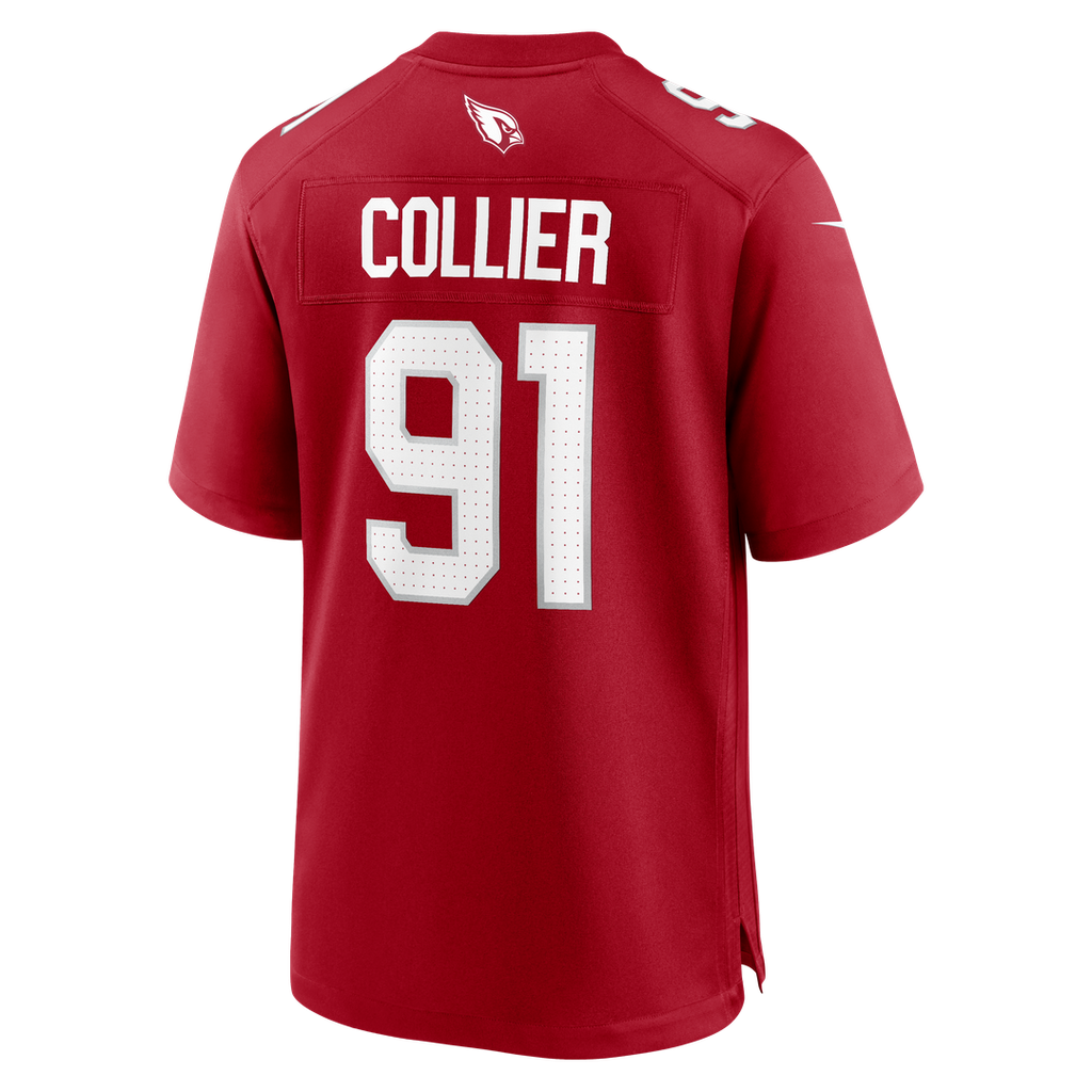 L.J. Collier Arizona Cardinals Team Game Jersey - Cardinal