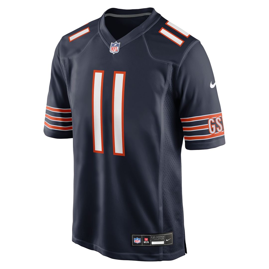 Case Keenum Chicago Bears Team Game Jersey - Navy