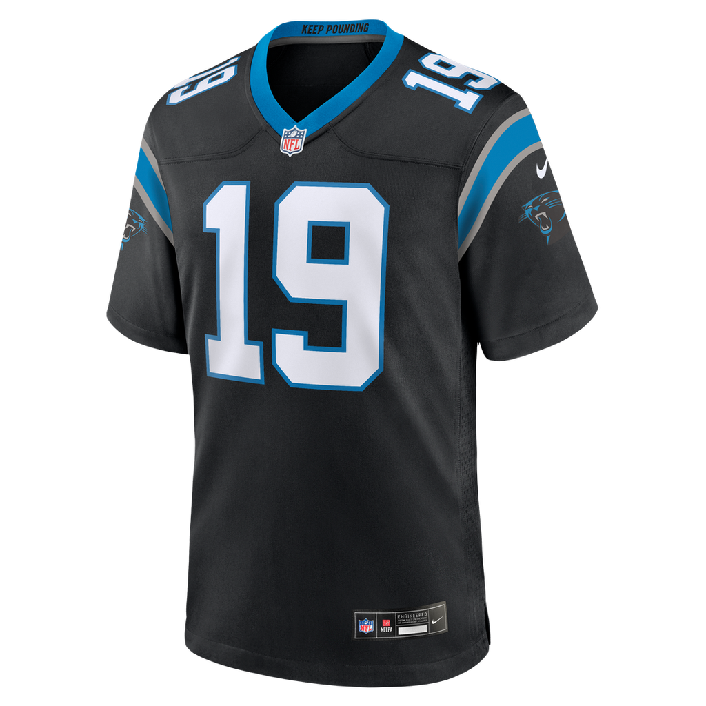 Chris Brazzell II Carolina Panthers Team Game Jersey - Black