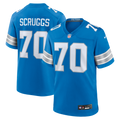 Juice Scruggs Detroit Lions Team Game Jersey - Blue