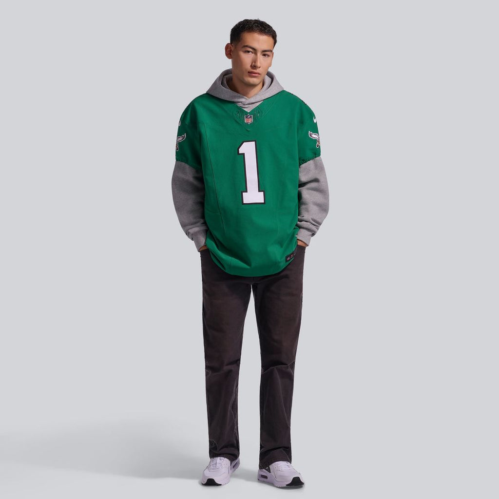 Jalen Hurts Philadelphia Eagles Alternate Vapor F.U.S.E. Elite Jersey - Kelly Green
