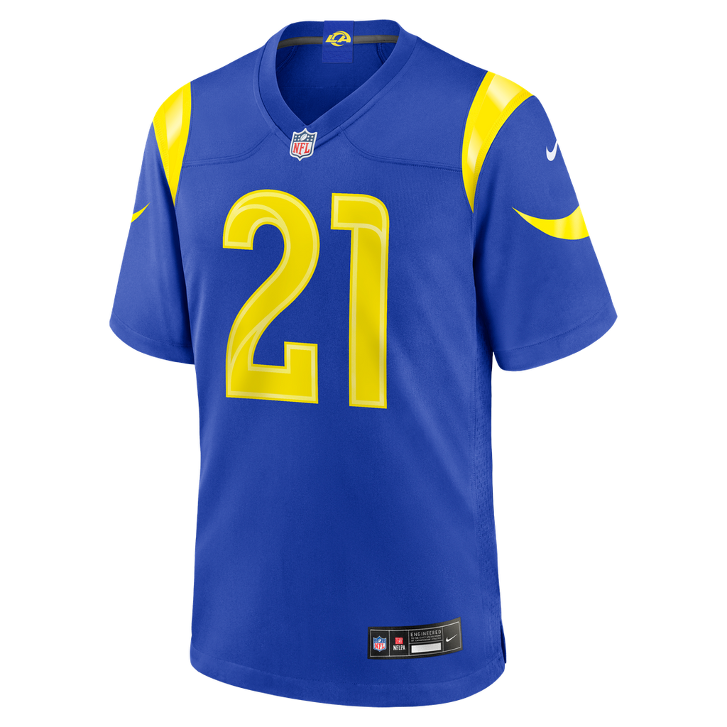 Cam Lampkin Los Angeles Rams Team Game Jersey - Royal