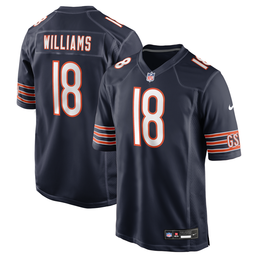 Caleb Williams Chicago Bears Player Game Jersey - Navy