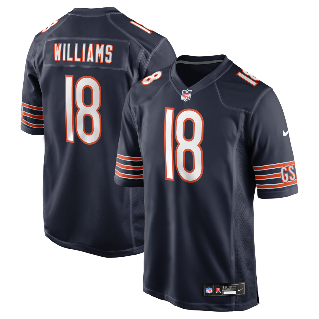 Caleb Williams Chicago Bears Alternate Player Game Jersey - Orange