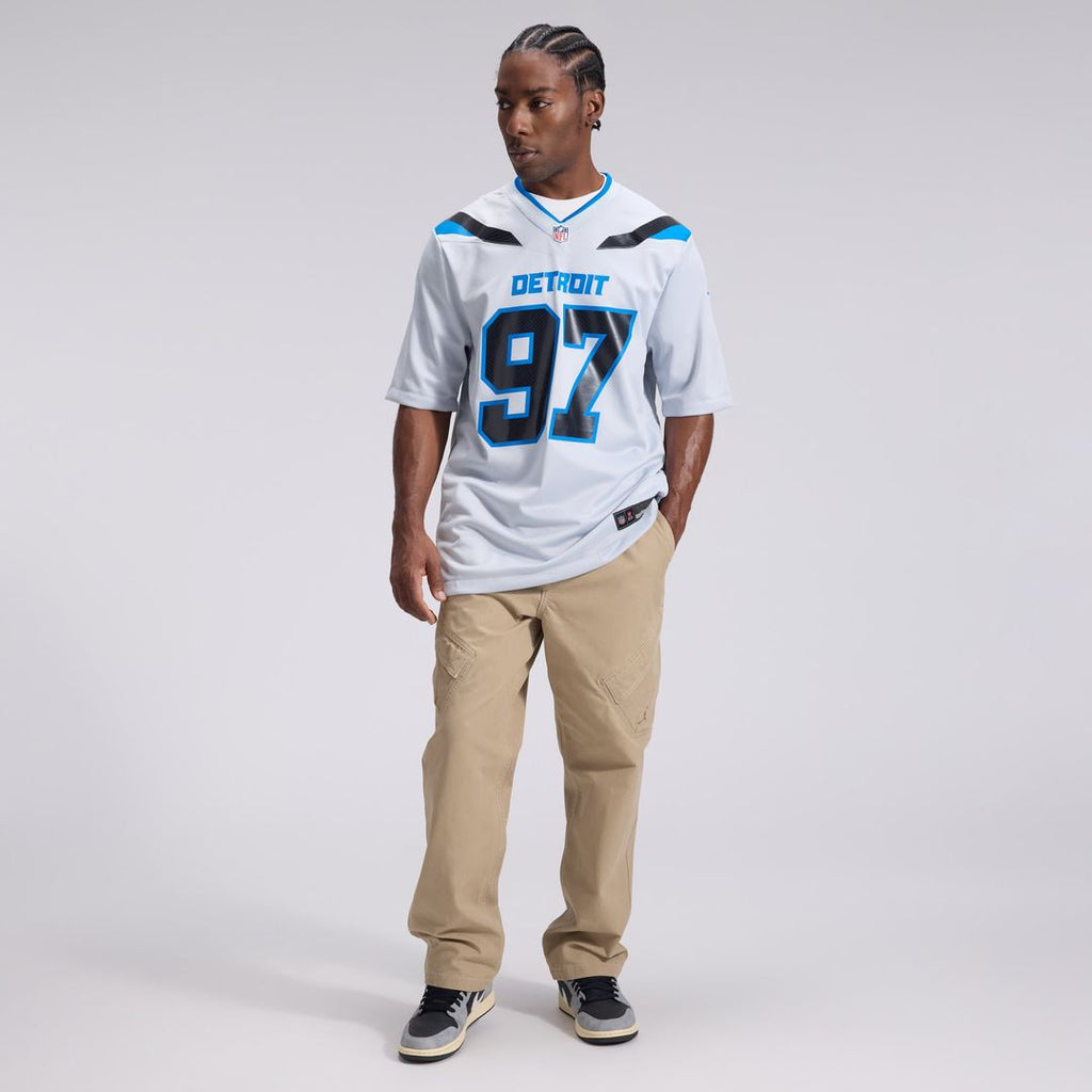 Aidan Hutchinson Detroit Lions 2026 Rivalries Collection Game Jersey - Silver