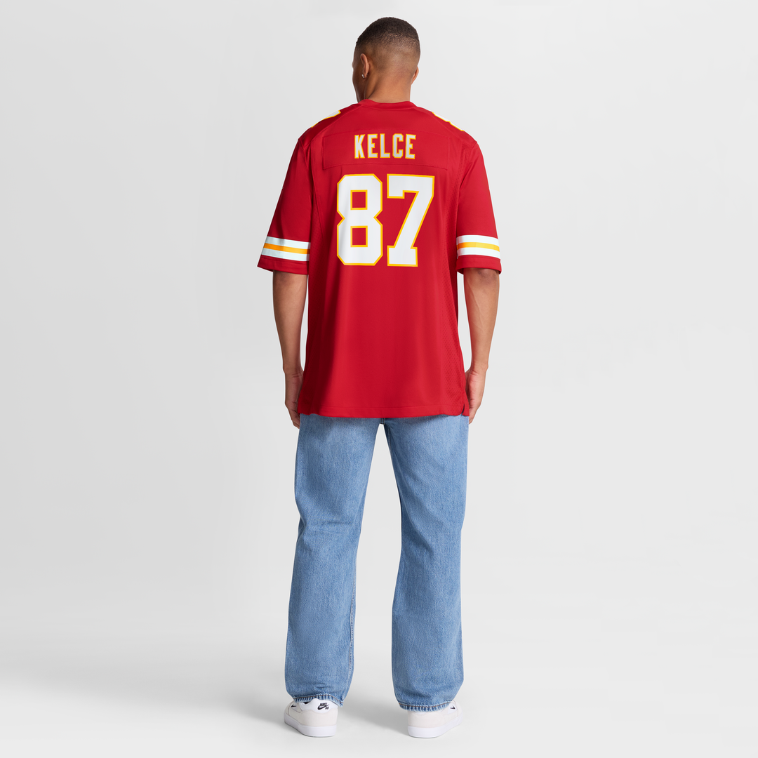 Travis Kelce Kansas City Chiefs Player Game Jersey - White