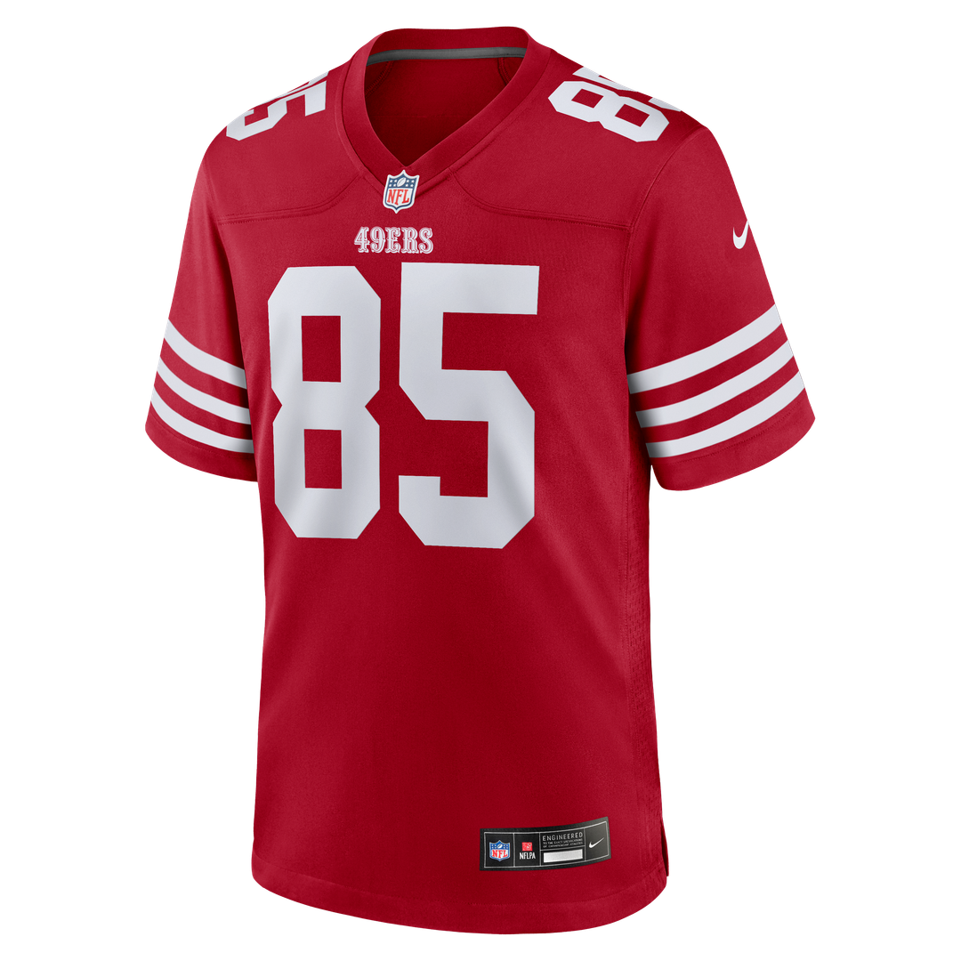 George Kittle San Francisco 49ers Player Game Jersey - Scarlet