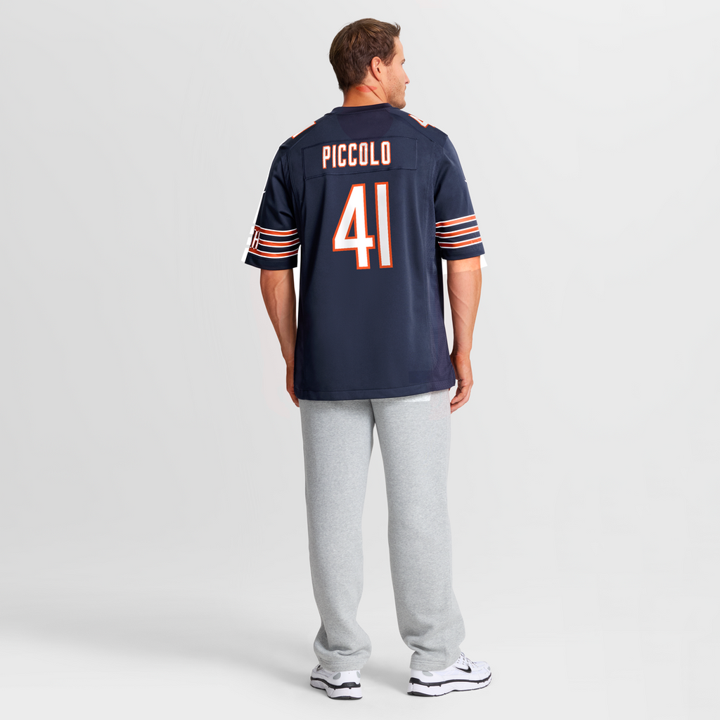 Brian Piccolo Chicago Bears Game Retired Player Jersey - Navy