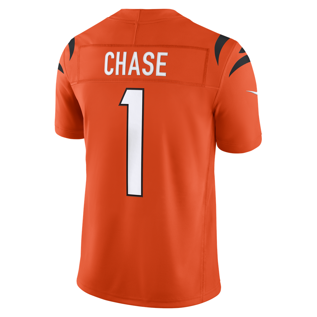 Ja'Marr Chase Cincinnati Bengals Team Vapor F.U.S.E. Stitched Limited Jersey - Black