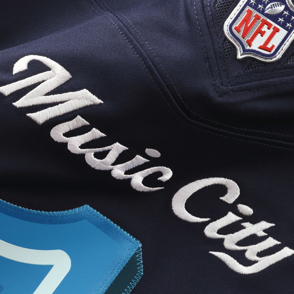 Jeffery Simmons Tennessee Titans 2026 Rivalries Collection Stitched Limited Jersey - Navy