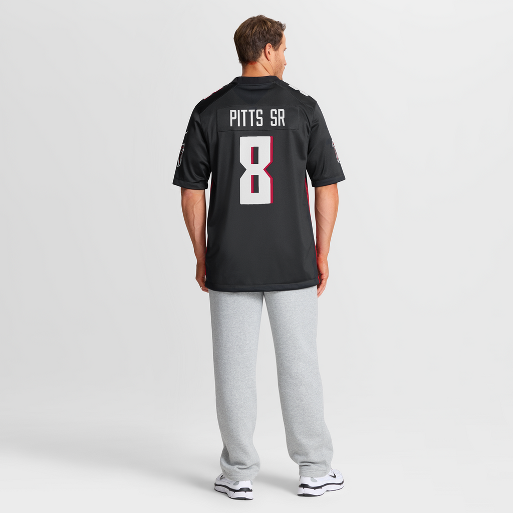 Kyle Pitts Sr. Atlanta Falcons Team Game Jersey - Black