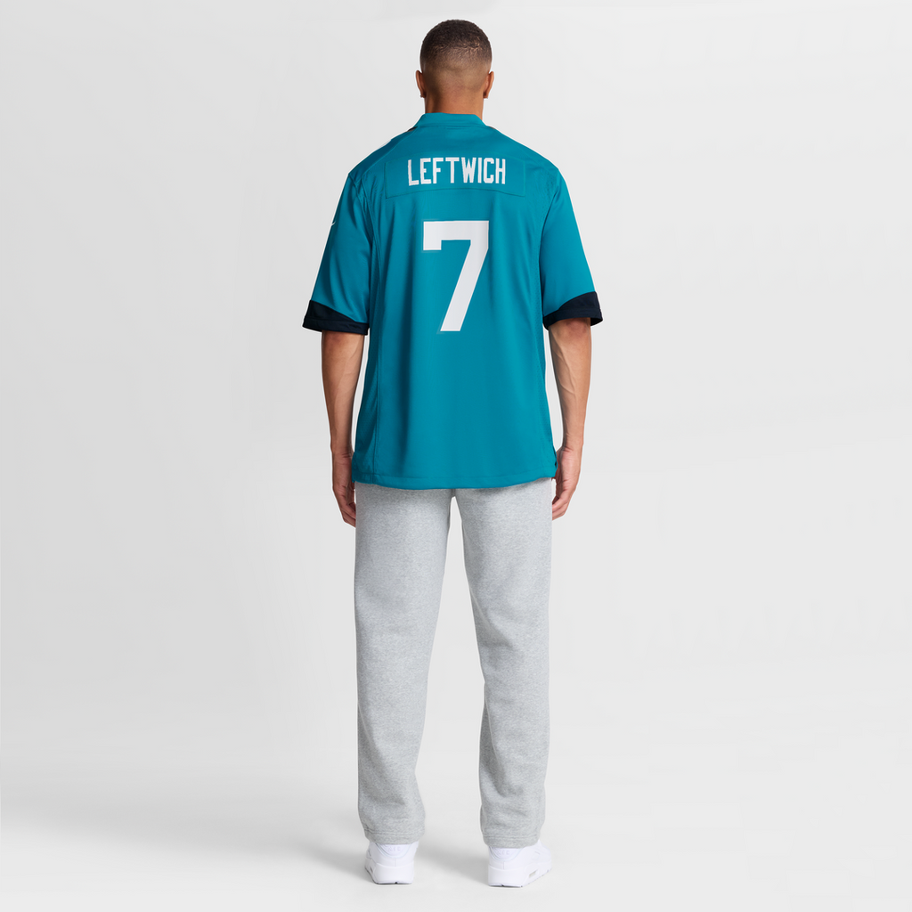 Byron Leftwich Jacksonville Jaguars Retired Player Game Jersey - Teal