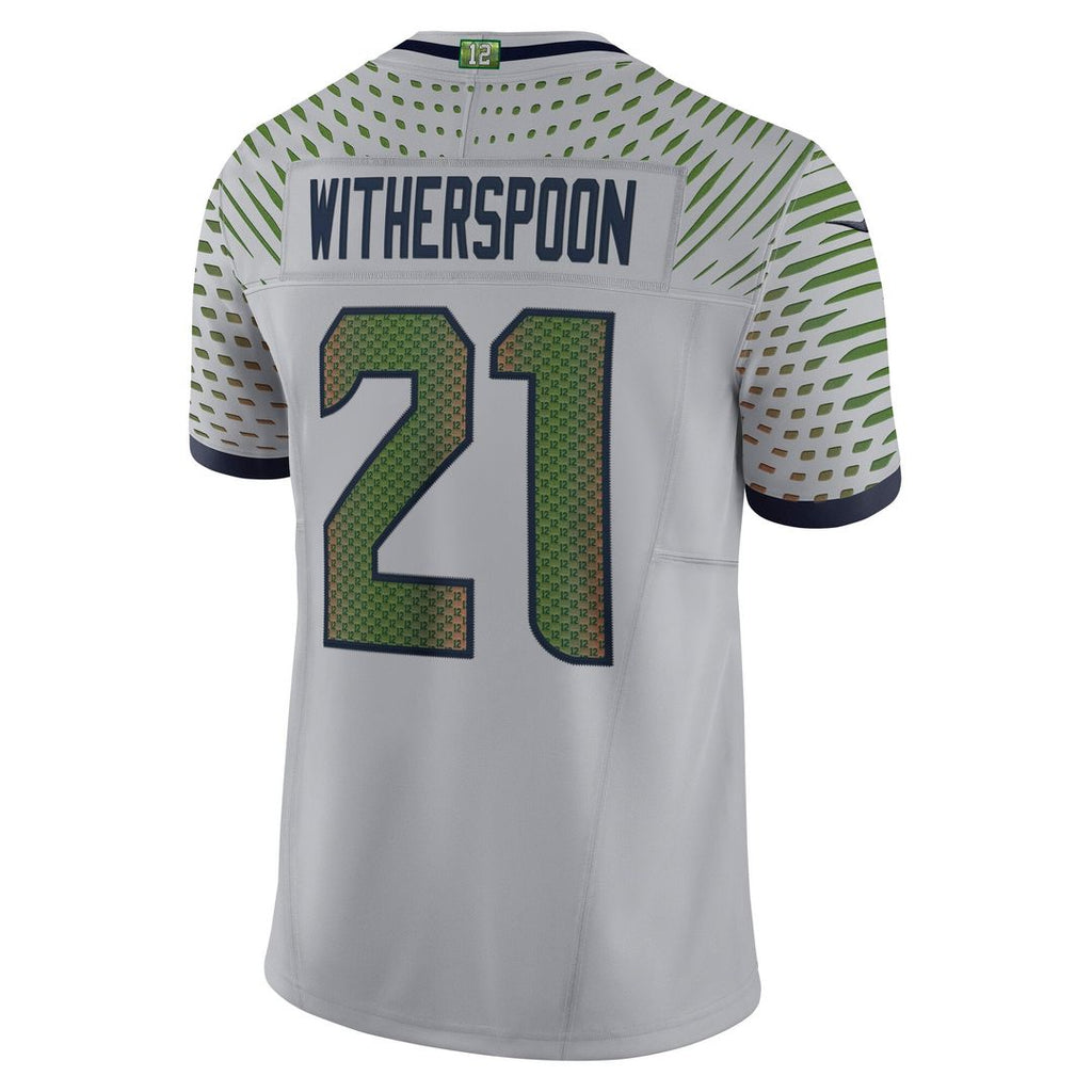 Devon Witherspoon Seattle Seahawks Rivalries Collection Stitched Limited Jersey - Gray
