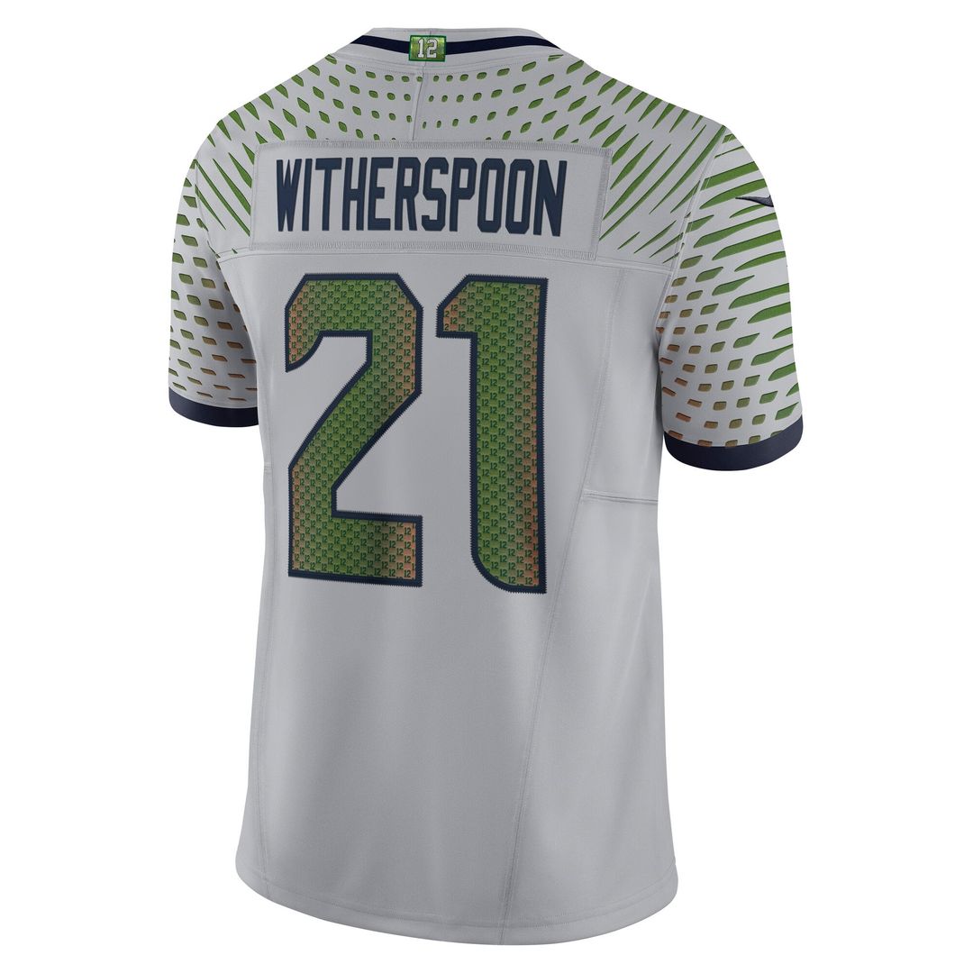 Devon Witherspoon Seattle Seahawks Rivalries Collection Stitched Limited Jersey - Gray