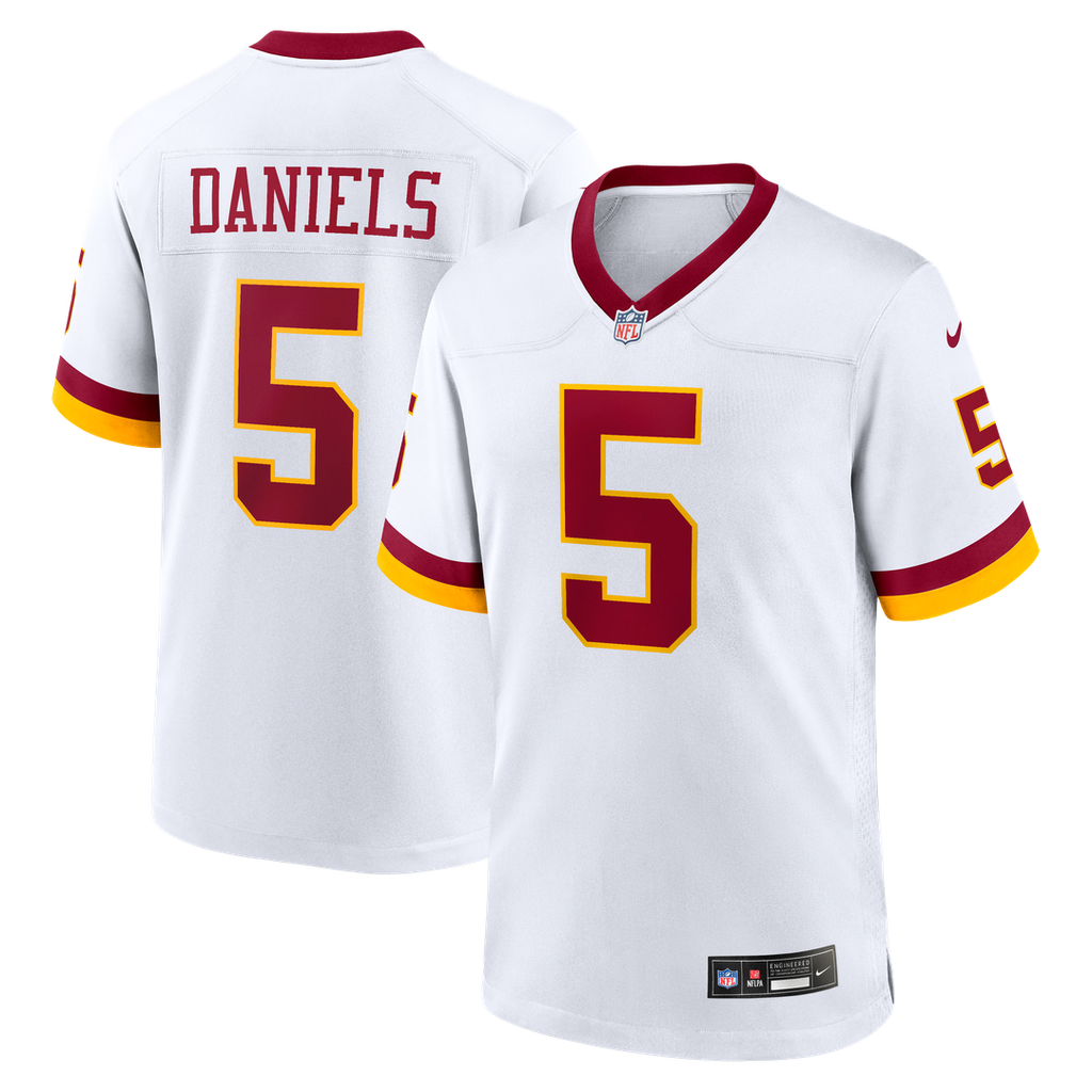 Jayden Daniels Washington Commanders Game Super Bowl Era Jersey - White