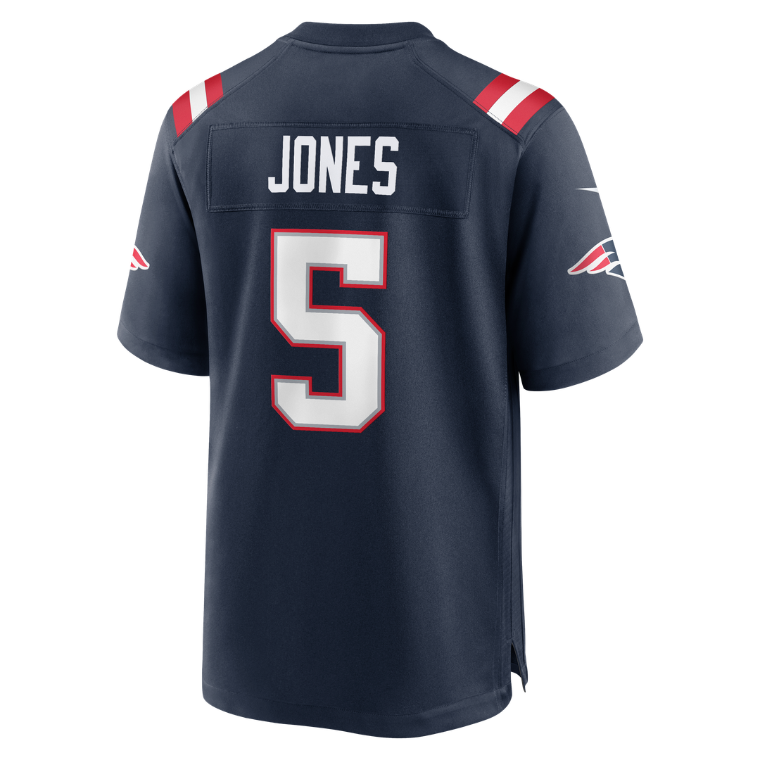 Dre'Mont Jones New England Patriots Team Game Jersey - Navy