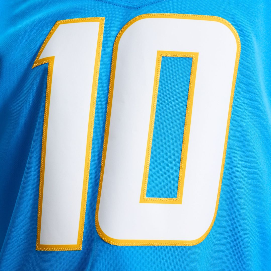 Justin Herbert Los Angeles Chargers Team Vapor F.U.S.E. Stitched Limited Jersey - Powder Blue