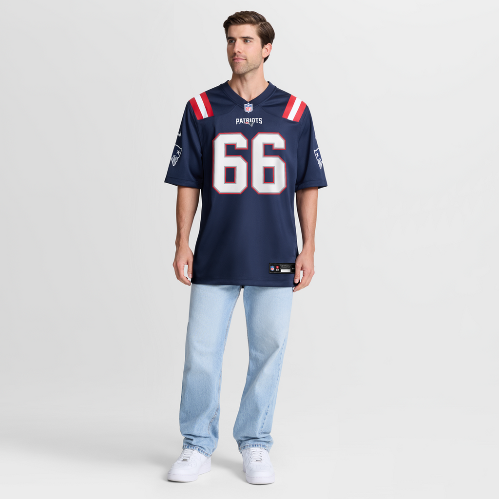 Will Campbell New England Patriots Team Game Jersey - Navy