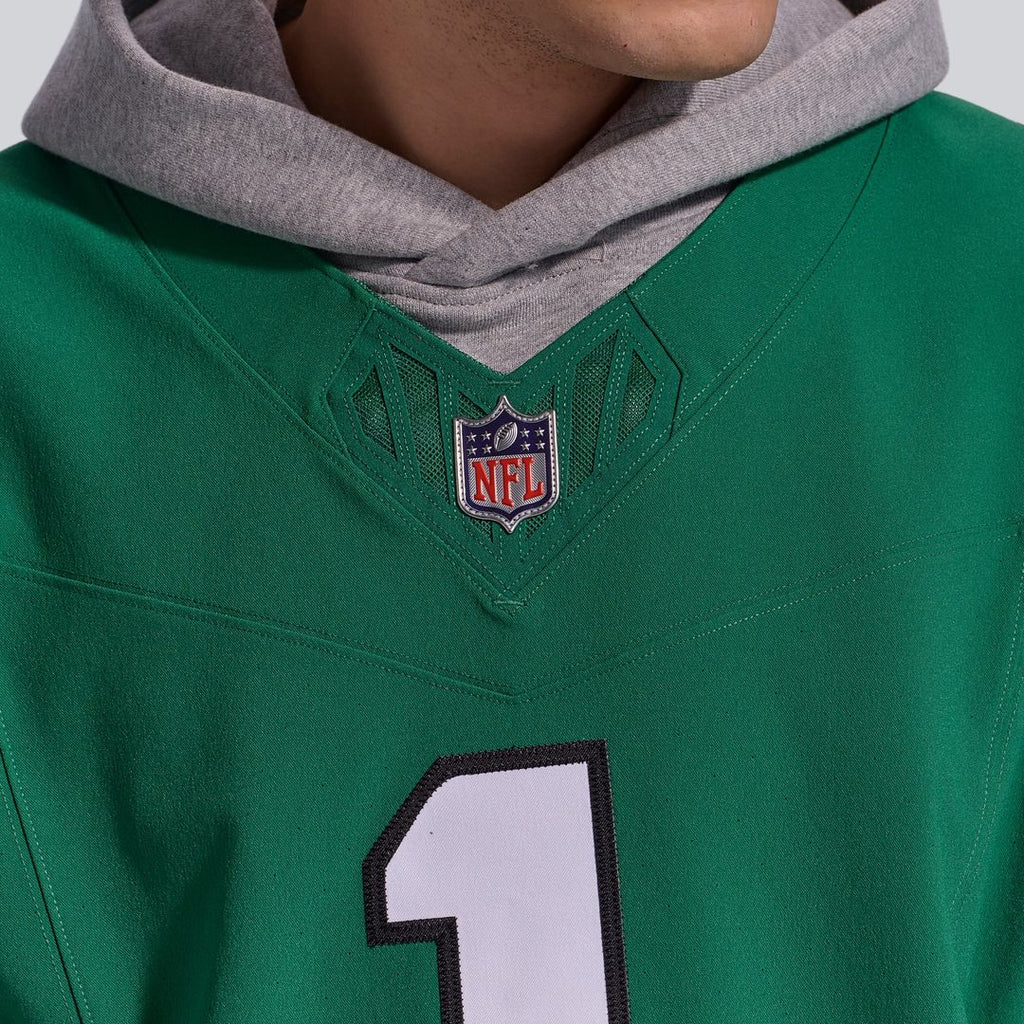 Jalen Hurts Philadelphia Eagles Team Vapor F.U.S.E. Elite Jersey - Midnight Green