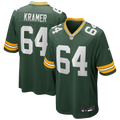 Jerry Kramer Green Bay Packers Game Retired Player Jersey - Green