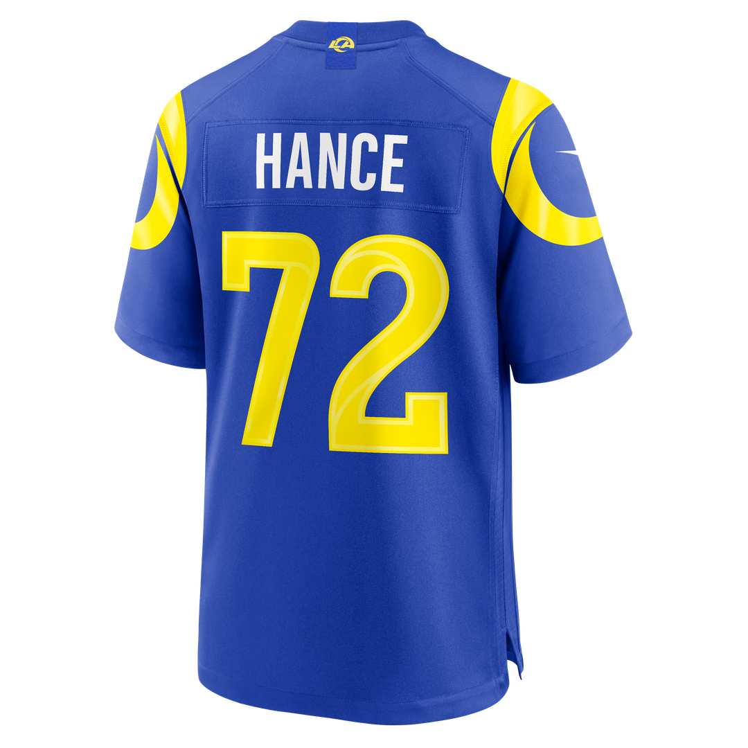 Blake Hance Los Angeles Rams Team Game Jersey - Royal