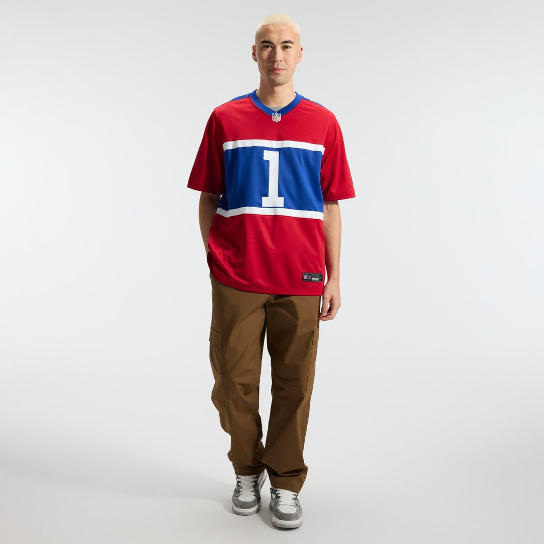 Malik Nabers New York Giants Player Game Jersey - Royal