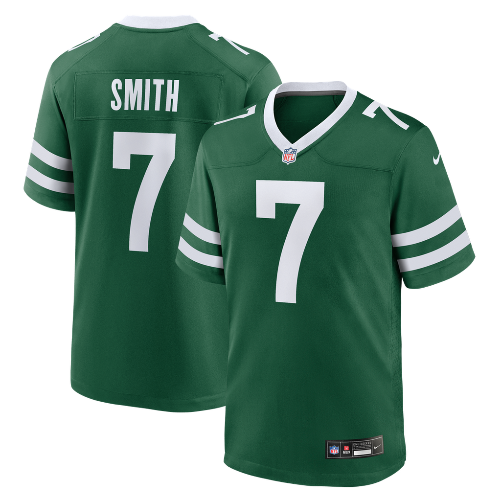 Geno Smith New York Jets Game Jersey - Legacy Green