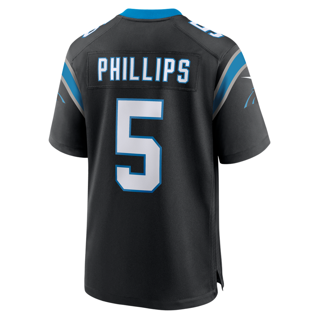 Jaelan Phillips Carolina Panthers Game Jersey - Black