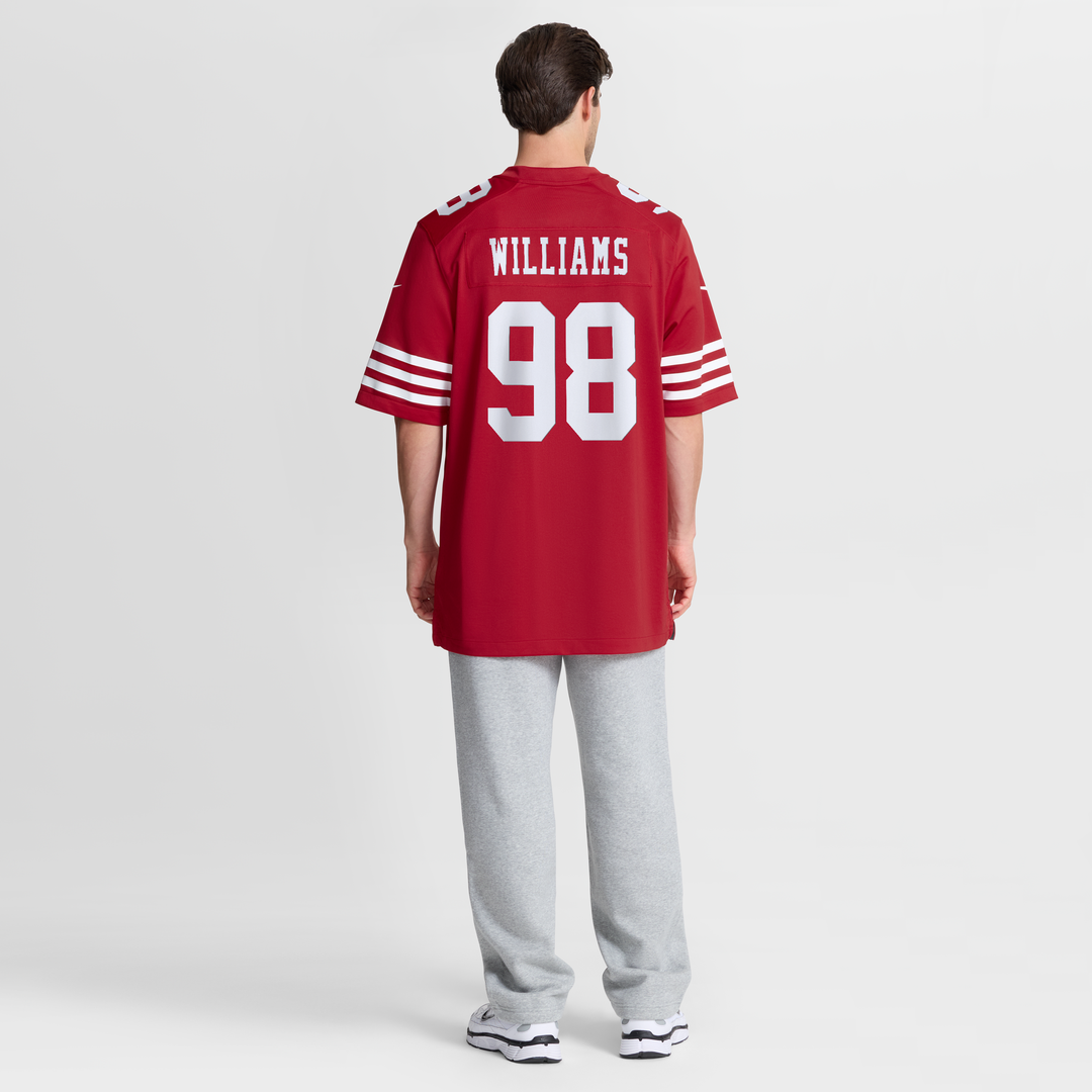 Mykel Williams San Francisco 49ers Game Player Jersey - Scarlet