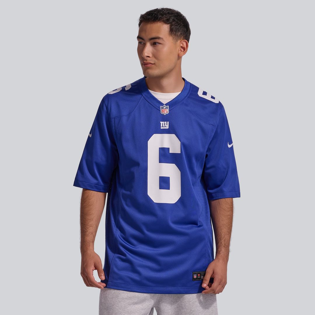 Jaxson Dart New York Giants Game Jersey - White