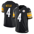 DK Metcalf Pittsburgh Steelers Team Vapor F.U.S.E. Stitched Limited Jersey - Black