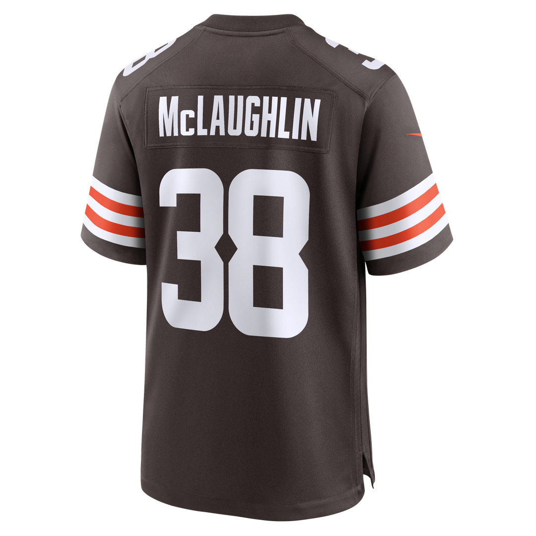 Jaleel McLaughlin Cleveland Browns Team Game Jersey - Brown