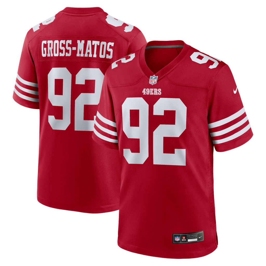 Yetur Gross - Matos San Francisco 49ers Team Game Jersey - Scarlet
