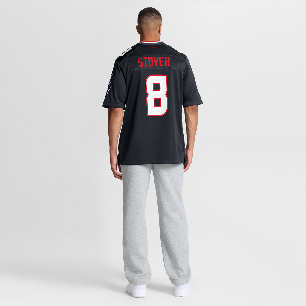 Cade Stover Houston Texans Team Game Jersey - Navy