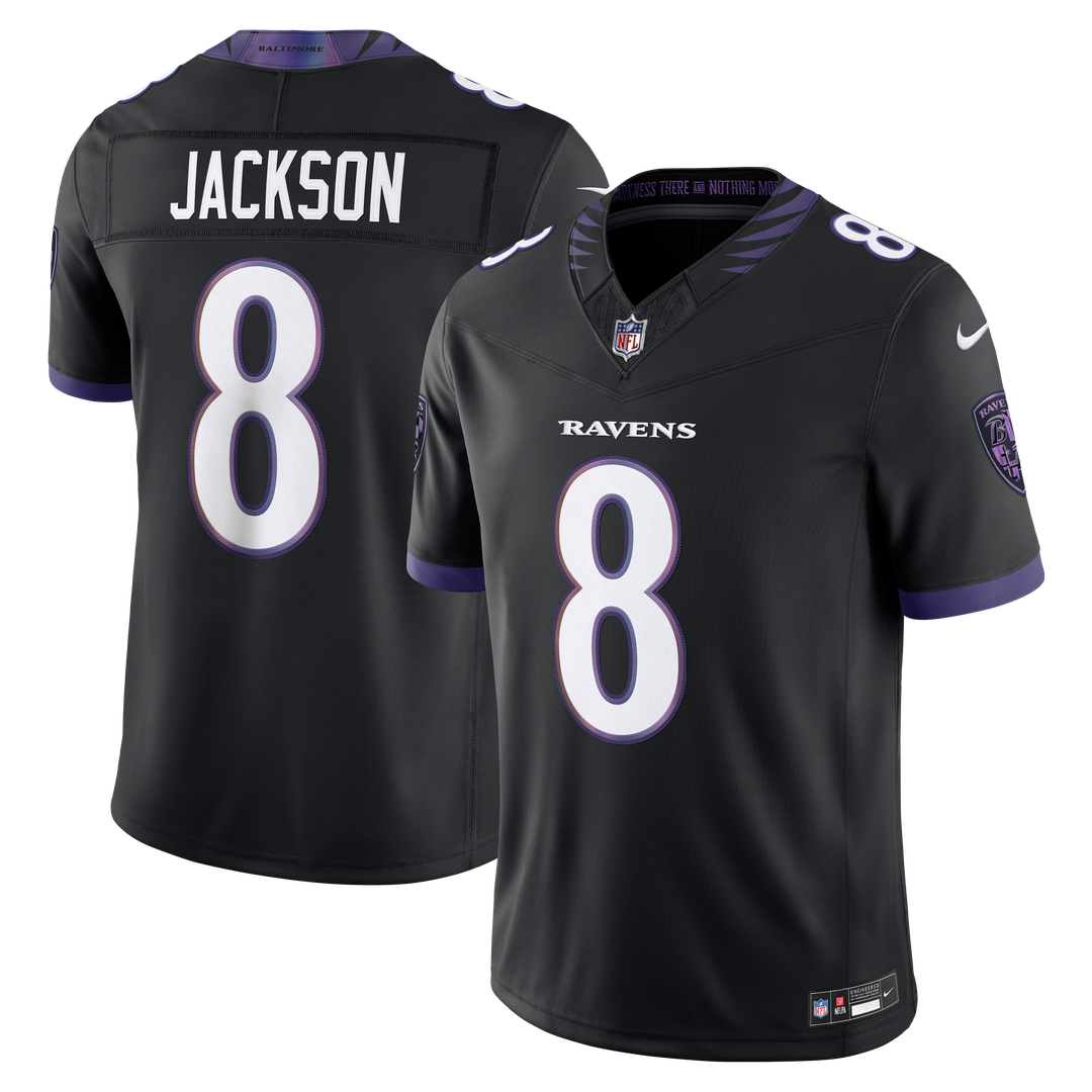 Lamar Jackson Baltimore Ravens Team Vapor F.U.S.E. Stitched Limited Jersey - Purple