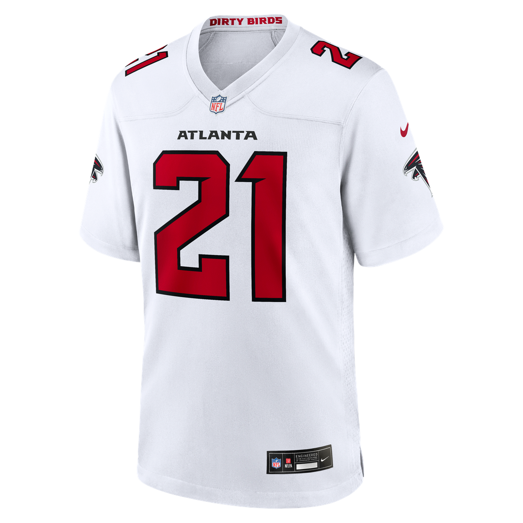 Deion Sanders Atlanta Falcons Retired Player Game Jersey - Red