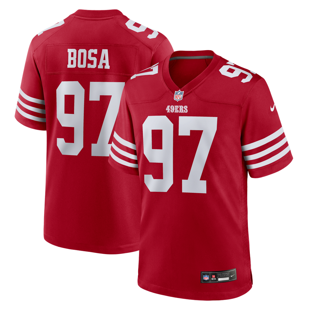 Nick Bosa San Francisco 49ers Team Game Jersey - Scarlet