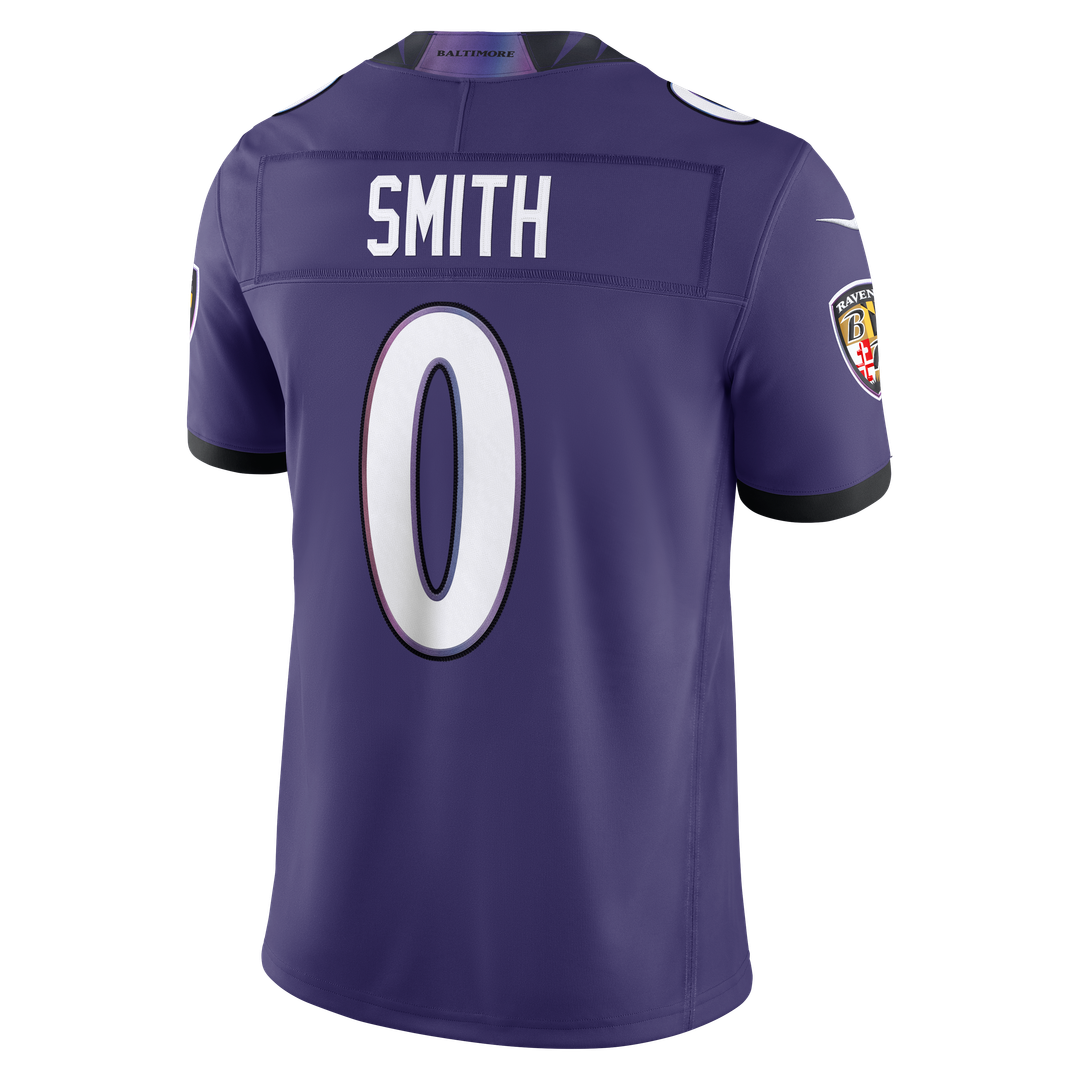 Roquan Smith Baltimore Ravens Team Vapor F.U.S.E. Stitched Limited Jersey - Purple