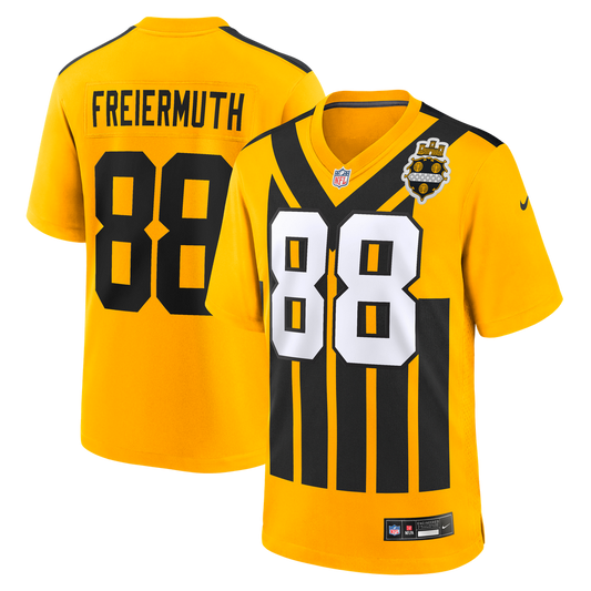 Pat Freiermuth Pittsburgh Steelers Alternate 1933 Throwback Game Jersey - Gold